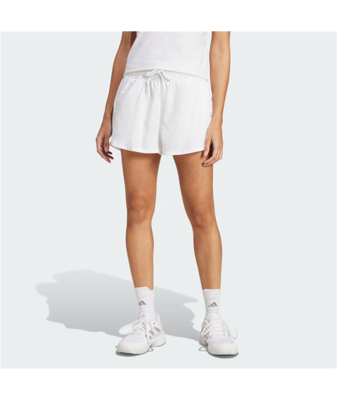 Pantalon Court adidas Club Femme Blanc