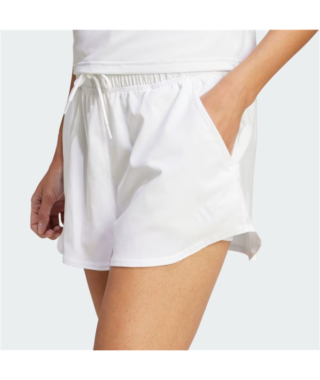 Pantalon Court adidas Club Femme Blanc