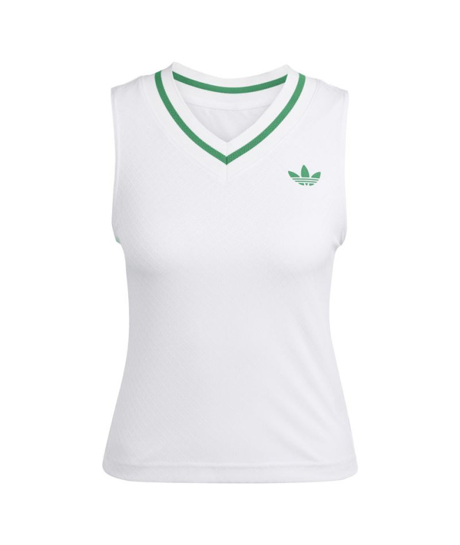 Camiseta de Pádel adidas Alças Ldn Wow Mulher Branco