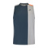 T-shirt de Pádel Head Padel Tank Haut Homme gris/orange