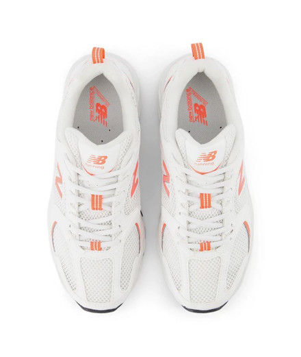 Chaussures New Balance 530 Blanc/Corail 2