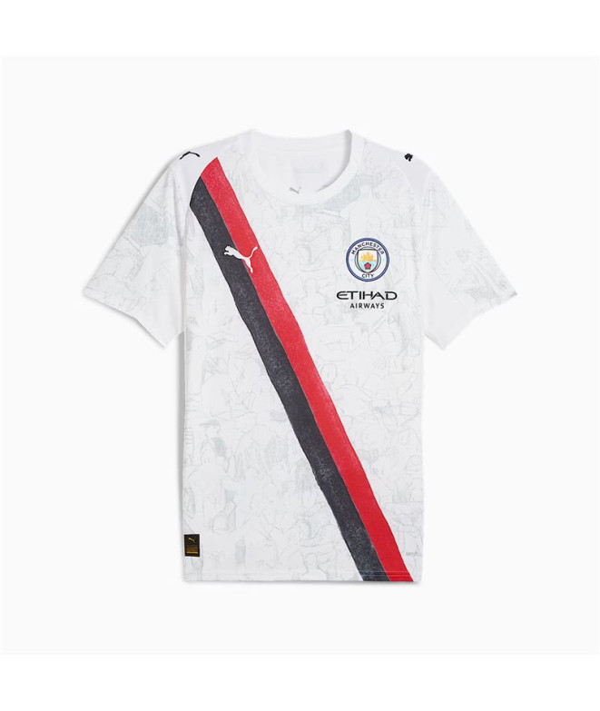 Camiseta de Futebol Puma Kidsuper Manchester City Homem Branco