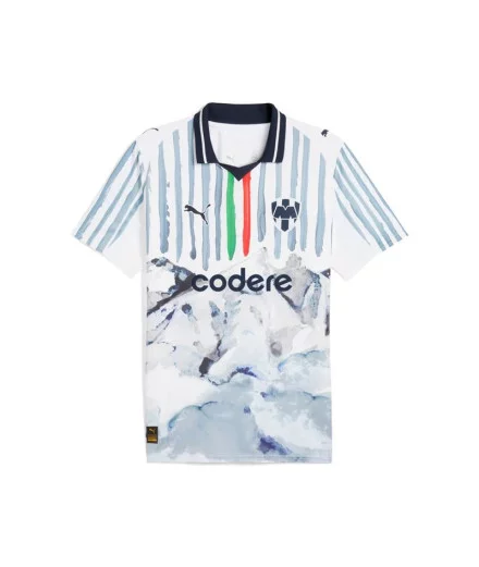Camiseta de Fútbol Puma Kidsuper Mty Hombre Blanco/Azul