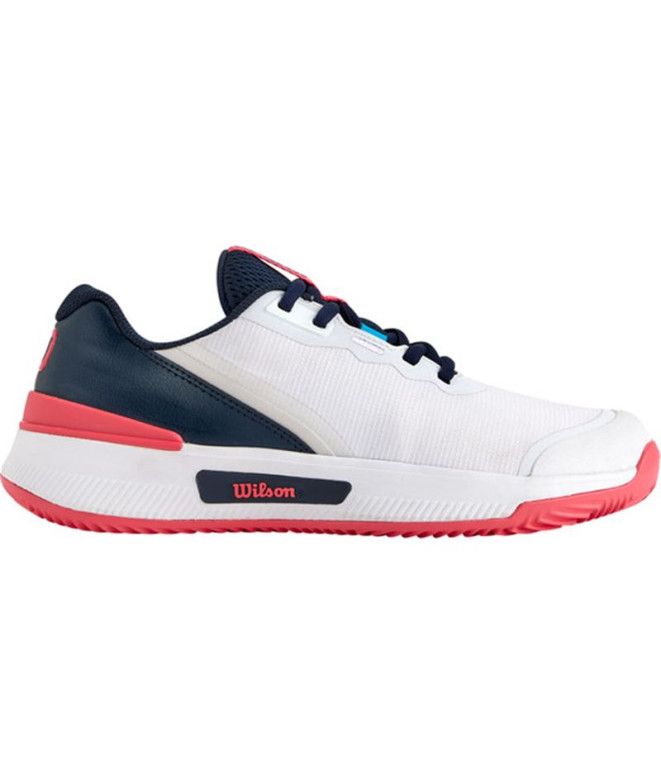 Zapatillas de Tenis Wilson Intrigue Pro Clay Mujer Blanco/Azul Marino