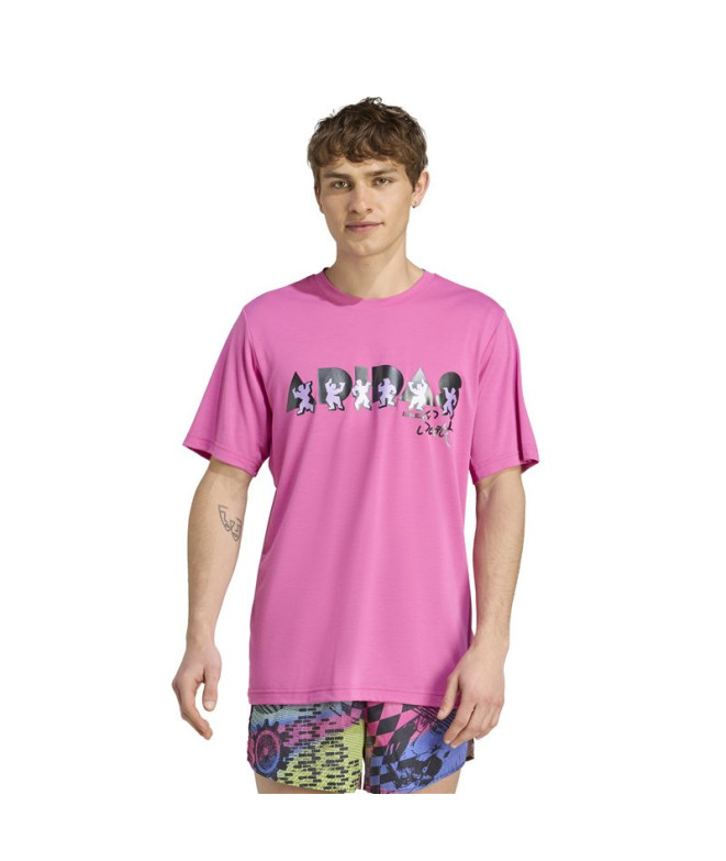 T-shirt de Fitness adidas Js T-Shirt Homme Bleu