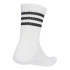 Meias adidas 3 Bandas C Spw Crw 3P Infantil Branco / Azcepu / Rosluc / Preto