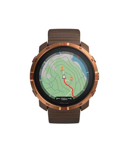 Montre Polar Grit X2 Marron