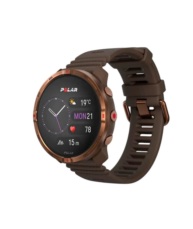 Relógio Polar Grit X2 Marrom