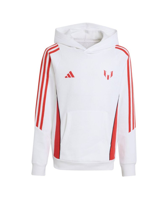 Moletom de Futebol adidas Messi Hoody Infantil Branco