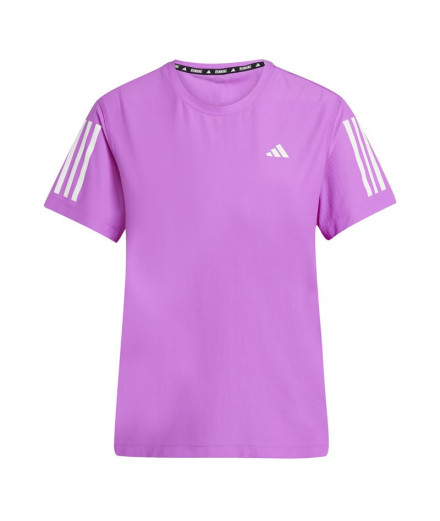 Camiseta de Running adidas Own the Run Mulher Roxo
