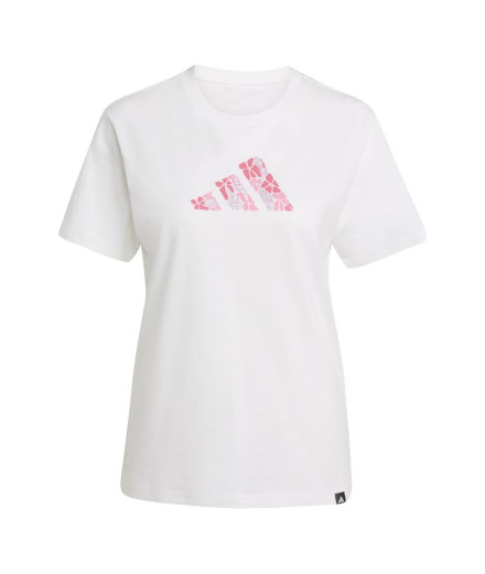 Camiseta adidas Softs 1 Mulher Branco
