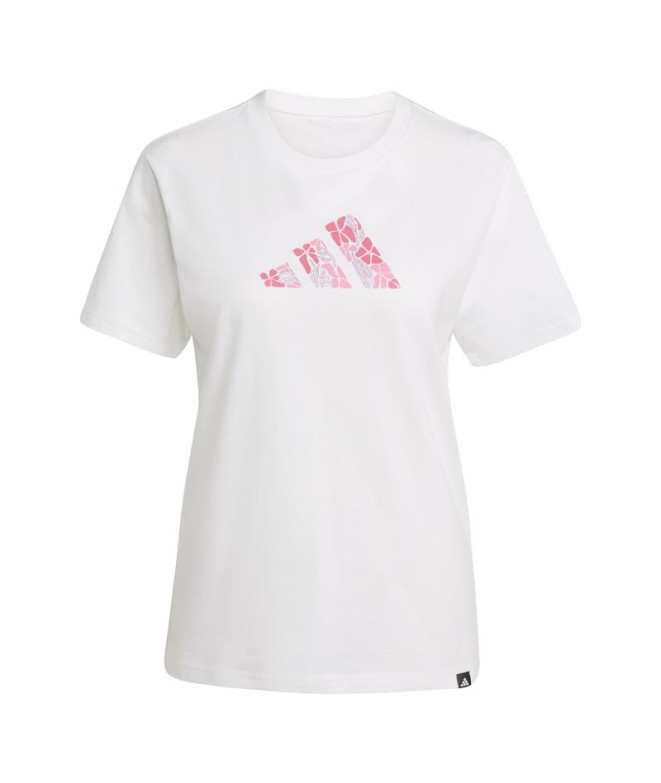 Camiseta adidas Softs 1 Mulher Branco