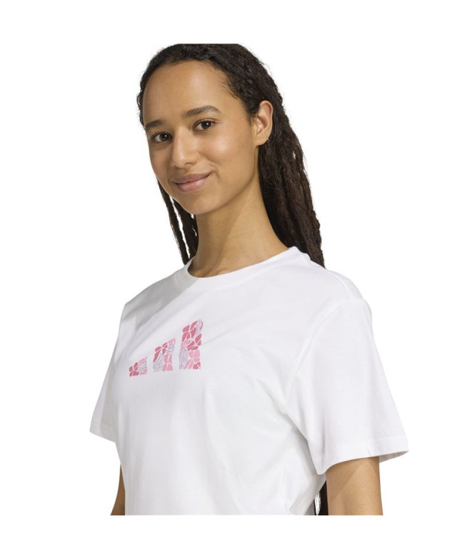 T-shirt adidas Softs 1 Femme Blanc
