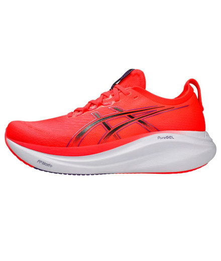 Chaussures de running ASICS Gel-Nimbus 27 Homme Rouge/Noir 2