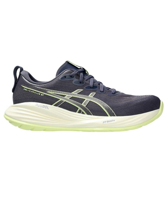 Chaussures de running ASICS Gel-Cumulus 27 Homme Bleu Foncé/Jaune