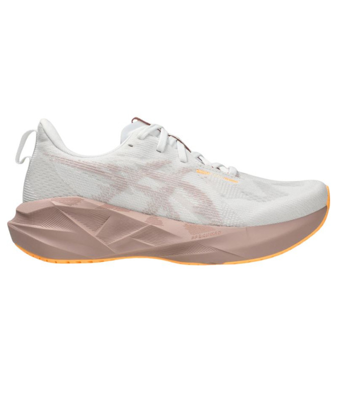 Sapatilhas de running ASICS Novablast 5 Mulher Branco/Rosa