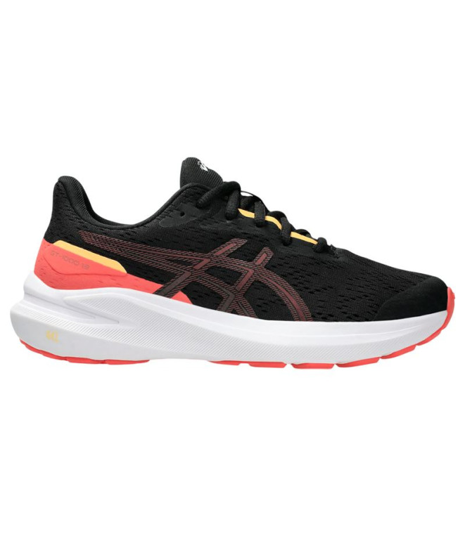 Chaussures de running ASICS Gt-1000 13 Gs Enfant Noir/Rouge