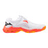 Bottes de Volley-ball Mizuno Wave Lightning Z8 Blanc/Corail/Citron