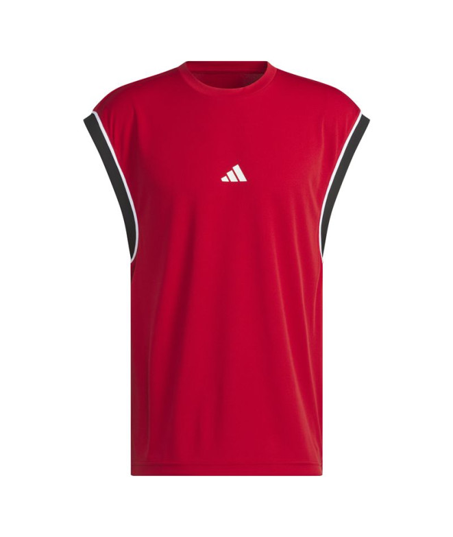 Camiseta Tirantes de Baloncesto adidas Bos Tank Hombre Tepore / Negro