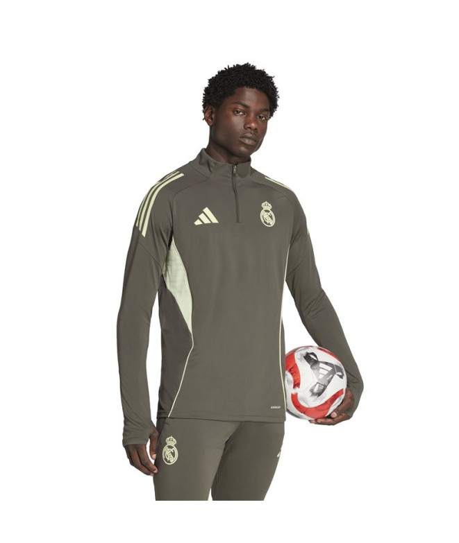 Sweat de Football adidas Real Madrid Tr Homme Gris