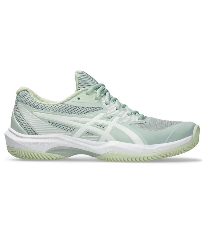 Sapatilhas de Tênis ASICS Game Ff Clay/Oc Mulher Cinza/Branco