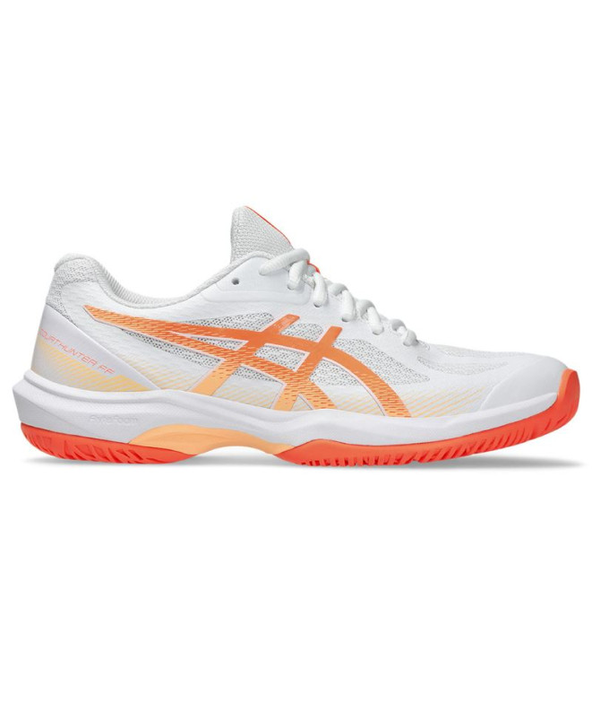 Sapatilhas de Andebol ASICS Court Hunter Ff Mulher Branco/Coral