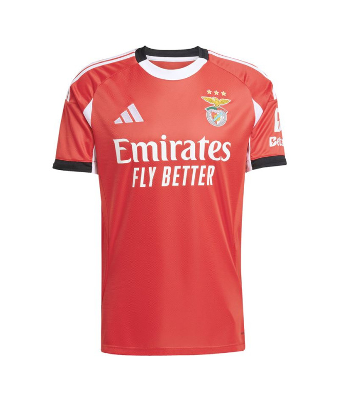 Camiseta de Fútbol adidas Slb H Jsy Hombre Rojo