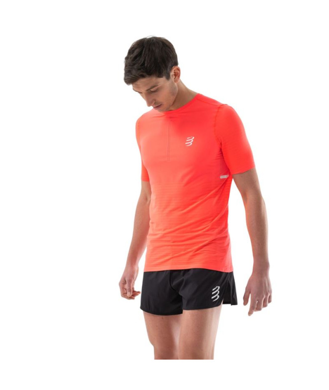 Camiseta de Running Compressport Pro Racing Ss Homem