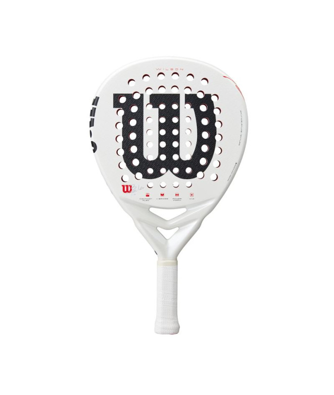 Raquette padel de Pádel Wilson Bela LS V3 Padel 2 Blanc