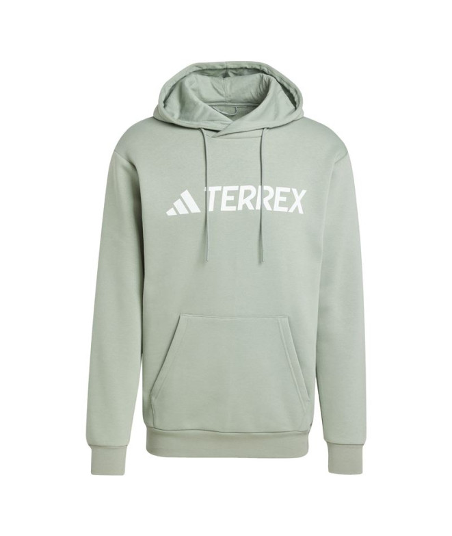 Sudadera de Montaña adidas Mt Logo Hd Hombre Verde