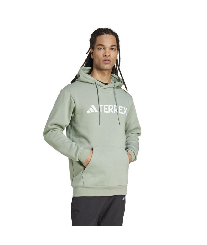 Sweat de Montagne adidas Mt Logo Hd Homme Vert