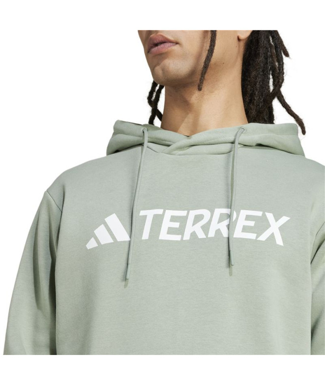 Moletom de Montanha adidas Mt Logo Hd Homem Verde