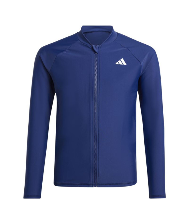 Maillot de bain de Natation adidas Kids Rashgd Ls Bébés Bleu Foncé
