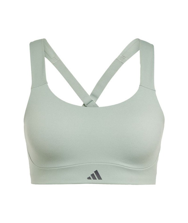 Sujetador Sportif de Fitness adidas Tlrdim Hs Femme Vert