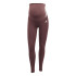 Malhas de Fitness adidas Opt Ess Mat 1/1 Mulher Rubaur/Branco