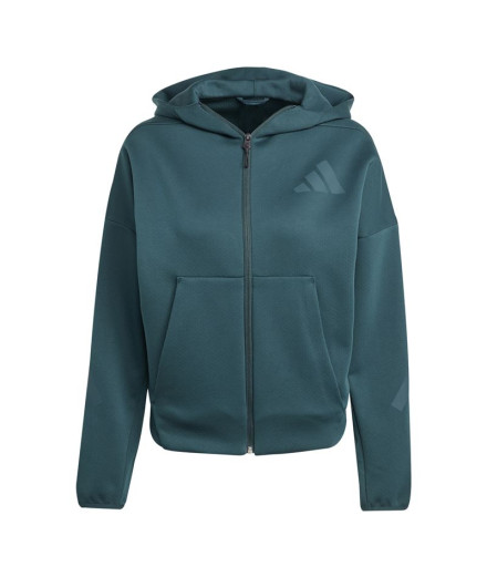 Moletom adidas Z.N.E. Fz Mulher Branco