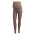 Collants de Fitness adidas Opt Ess Mat 1/1 Femme Marron