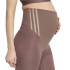 Collants de Fitness adidas Opt Ess Mat 1/1 Femme Marron