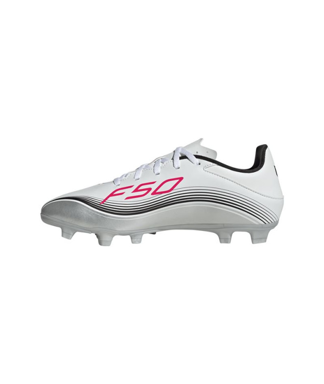 Bottes de football adidas F50 Messi Club Fg Argent