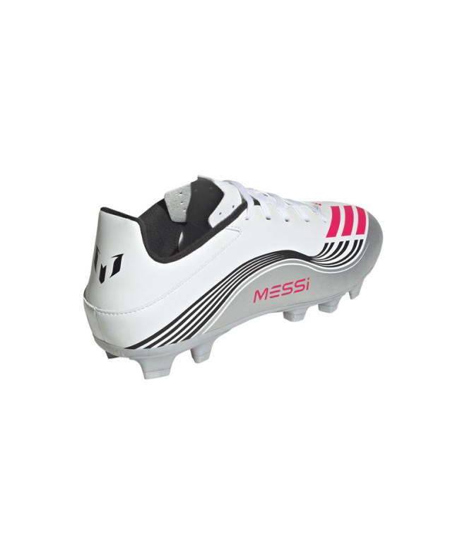 Bottes de football adidas F50 Messi Club Fg Argent