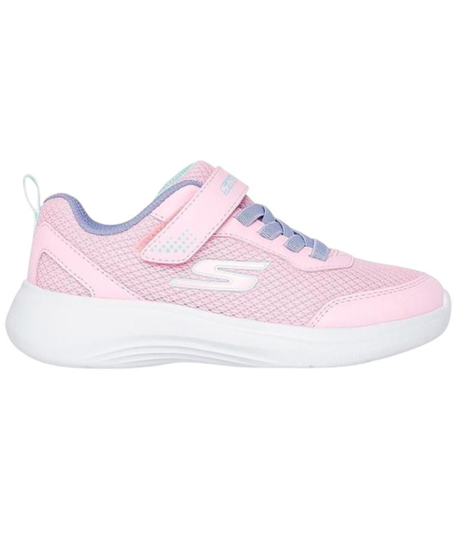 Zapatillas Skechers Selectors - Reset Ac Niña Light Rosa /Trim