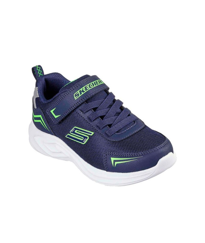 Chaussures Skechers Mazematics Enfant Bleu Marine