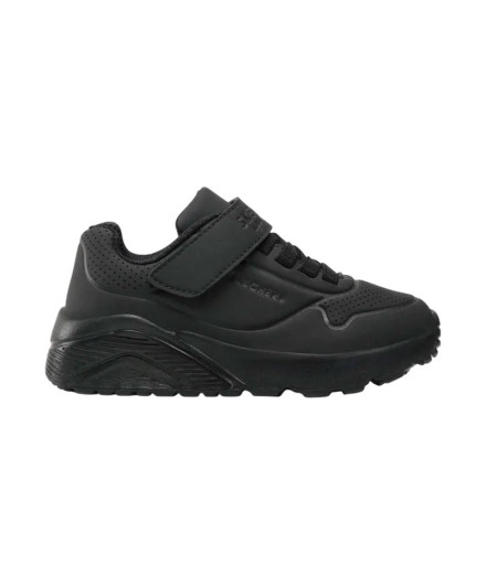 Sapatilhas Skechers Uno Lite - Vendox Preto Knit/ Trim...