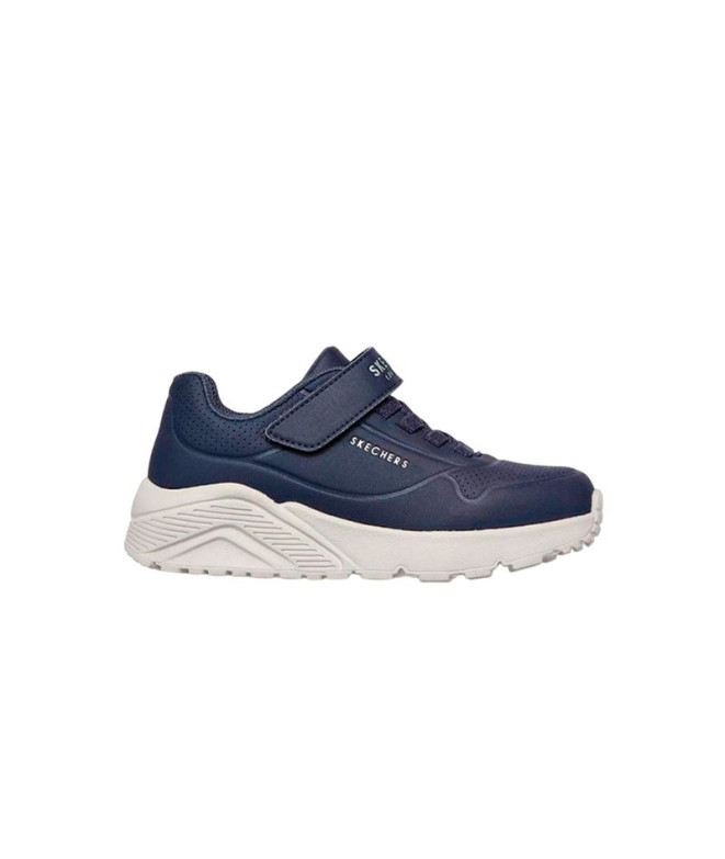 Zapatillas Skechers Uno Lite - Vendox Azul Marino Knit Niño