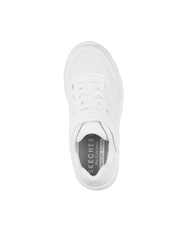 Chaussures Skechers Uno Lite - Vendox Enfant Blanc