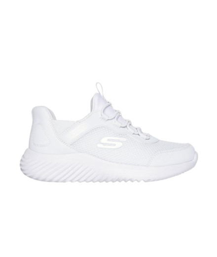 Chaussures Skechers Bounder - Brisk-Burst Blanc Tricot...