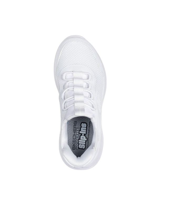 Chaussures Skechers Bounder - Brisk-Burst Blanc...