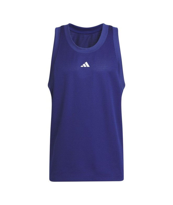 T-shirt de Basket-ball adidas Legends Tank Bleu