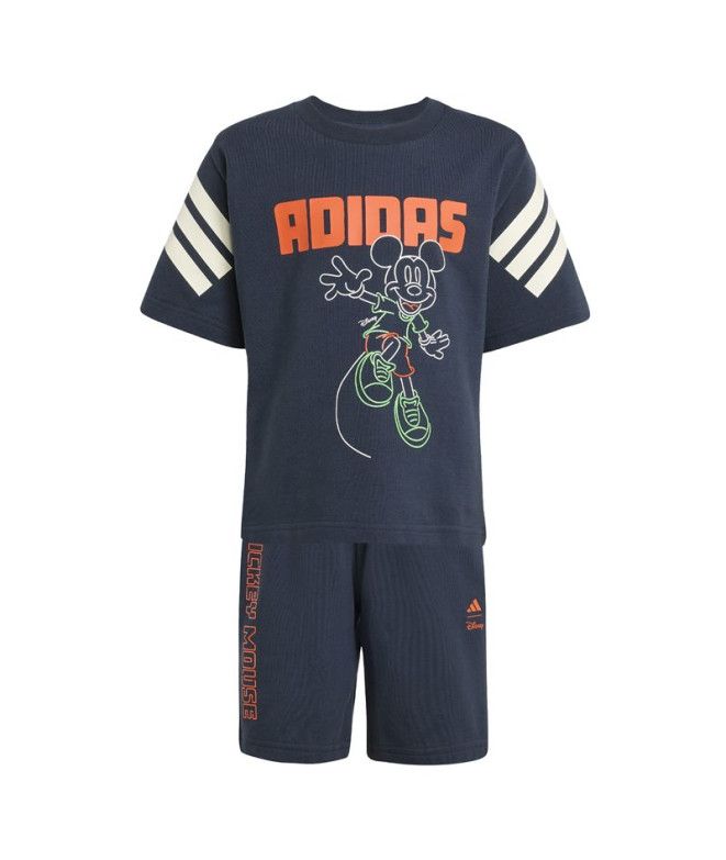 Conjunto adidas Lk Dy Mm Set Infantil Azul Marino