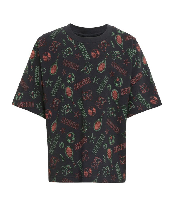 Camiseta adidas Lk Dy Mm Infantil Negro